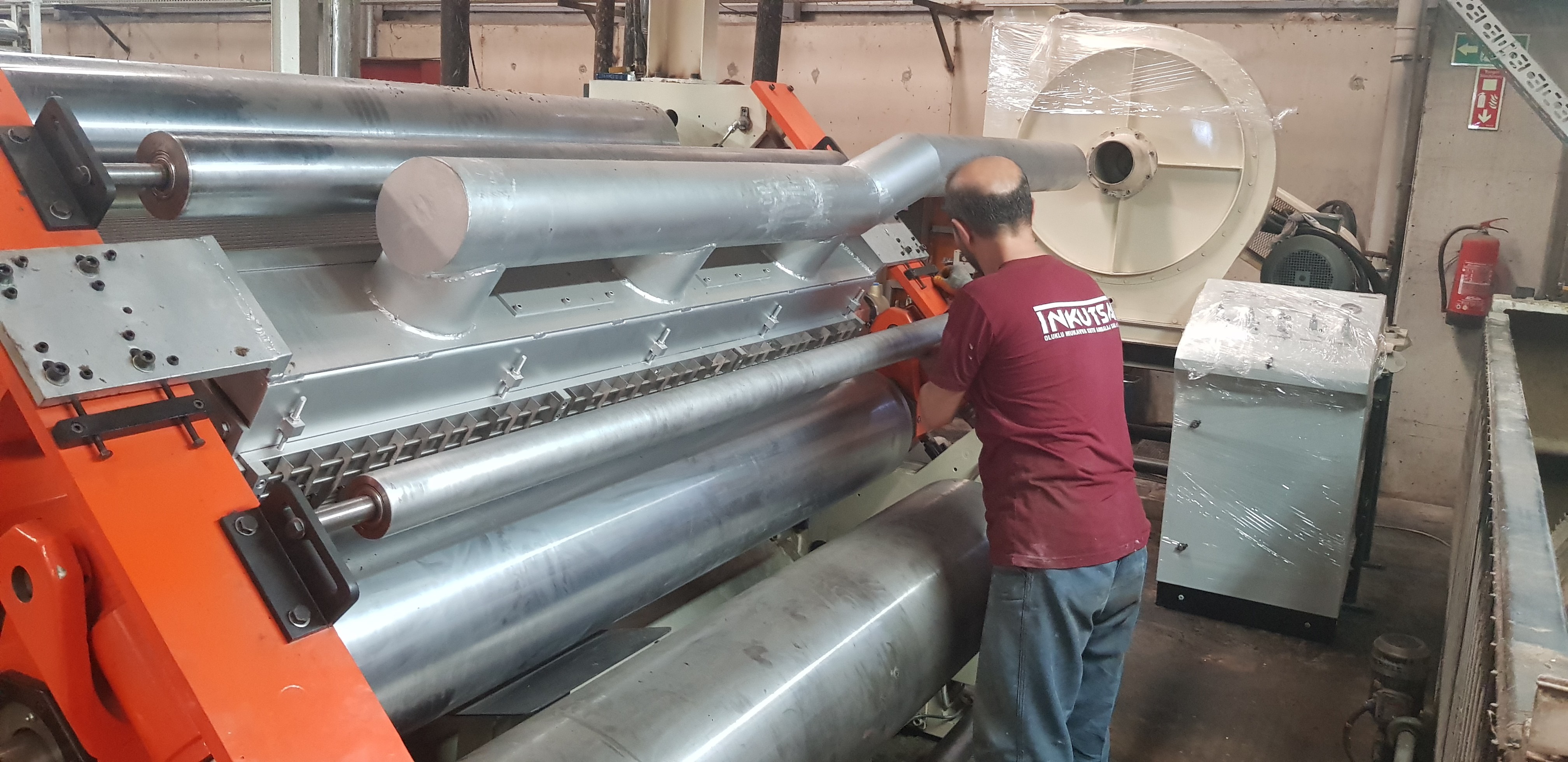 200 mt/dk  Oluklu hat yenileme çalışmalarımız son hızıyla devam etmektedir.